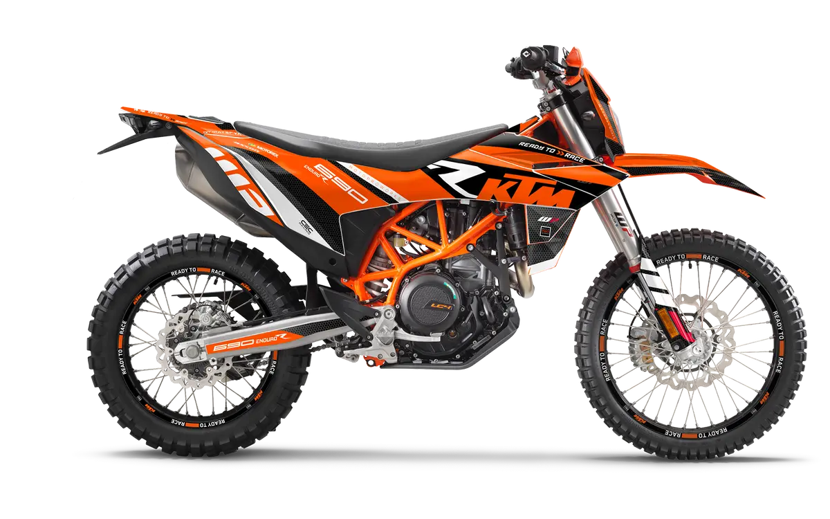 Ktm 690 Enduro R 2026 Graphics - "Rr-Tech" (Orange) 1