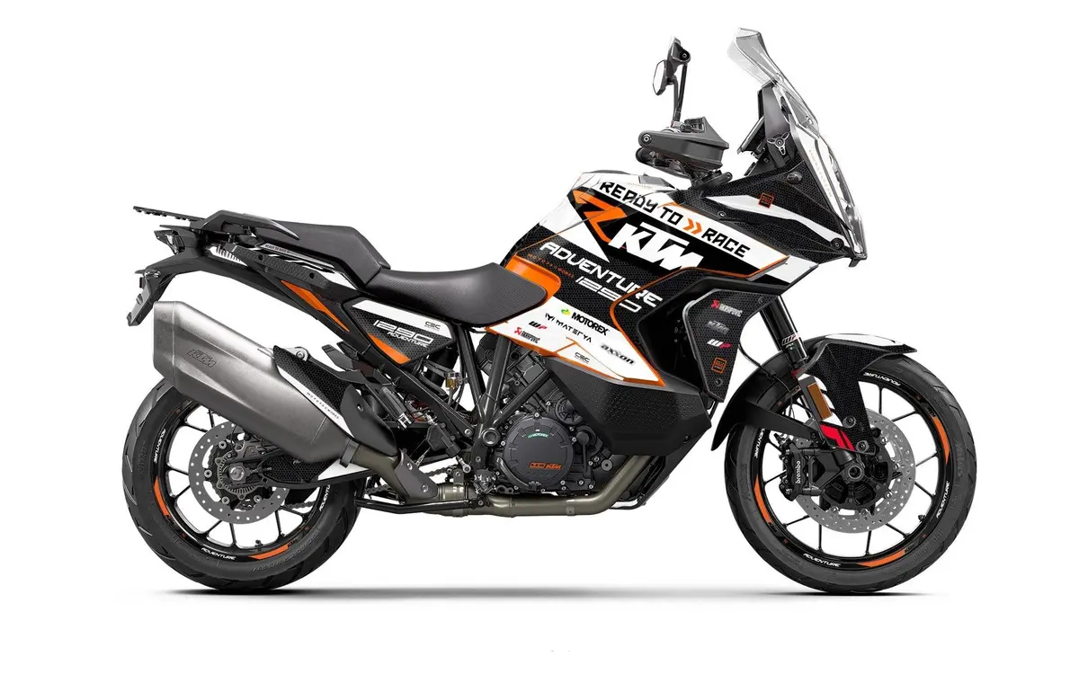 Ktm 1290 Super Adventure Graphics - "Rr-Tech" (White) 1