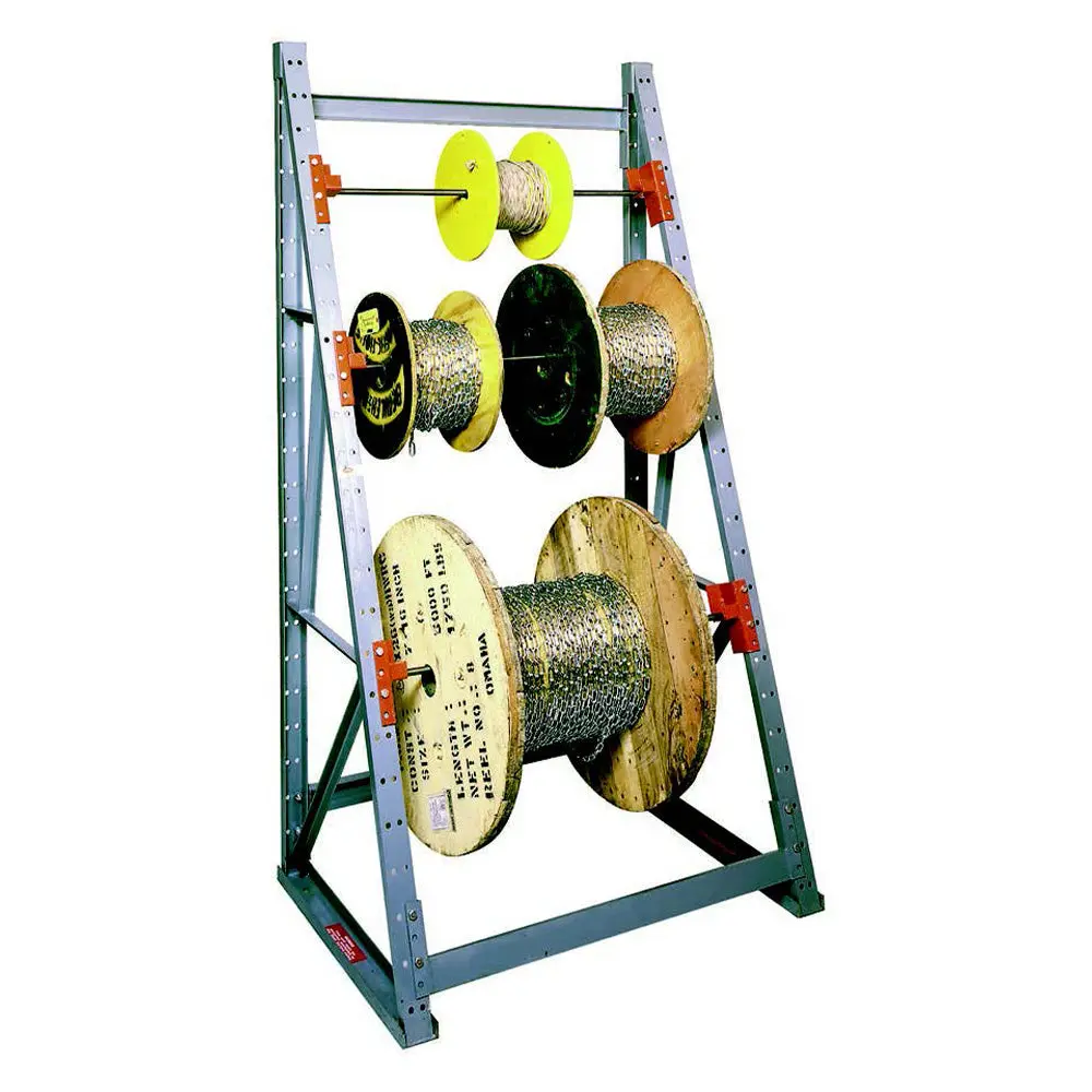 Versatile Reel Storage Rack - 20,000 Lb Capacity, Adjustable 1