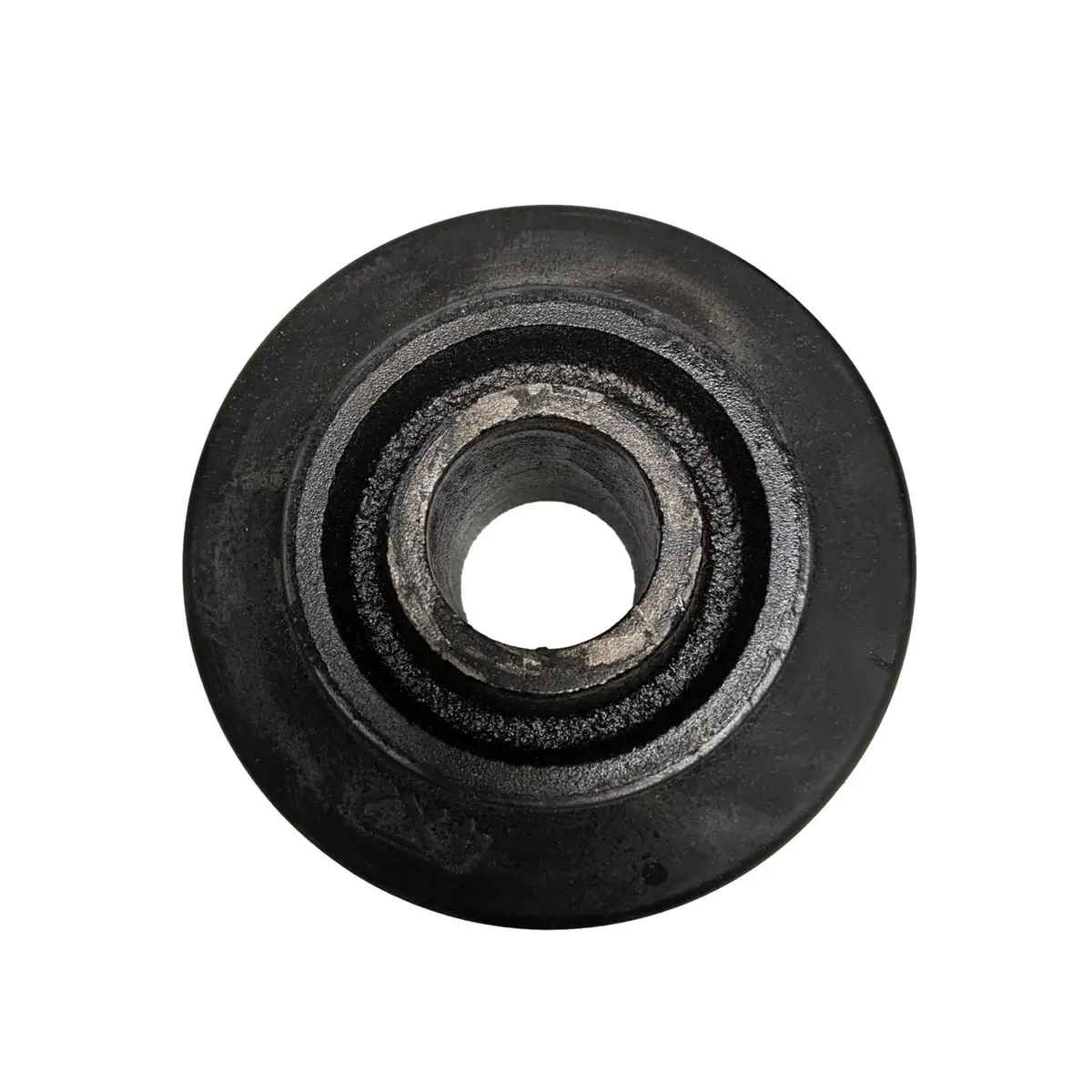 4" X 2" Mold-On Rubber Cast Wheel - 400 Lbs. Capacity 1