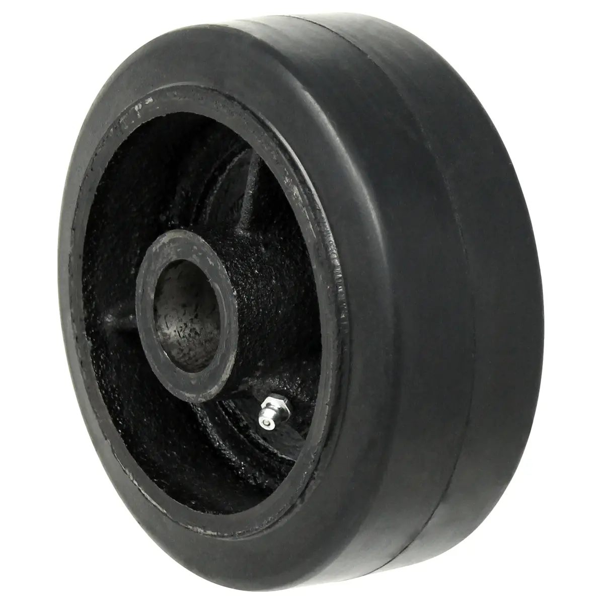 6" X 2" Mold-On Rubber Cast Wheel - 800 Lbs. Capacity 1