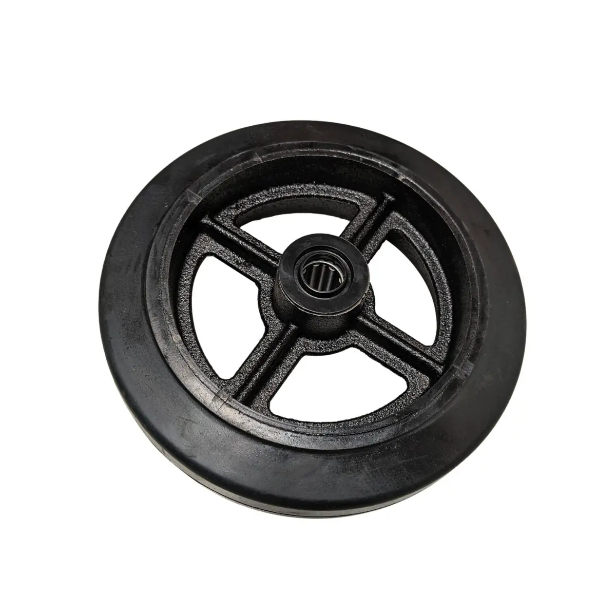 8" X 2" Mold-On Rubber Cast Wheel - 600 Lbs. Capacity 1
