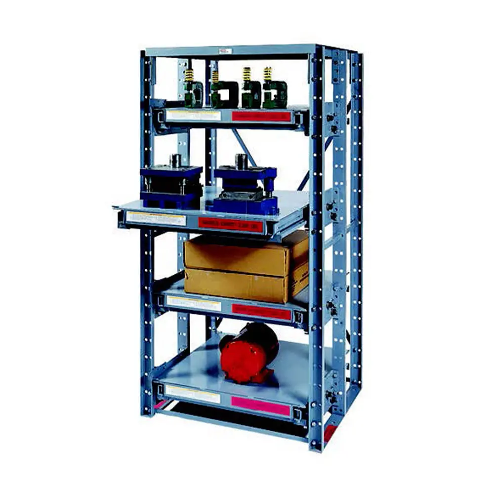 Expandable Roll-Out Shelf Rack - 2000 Lbs Per Shelf, Easy Access 1