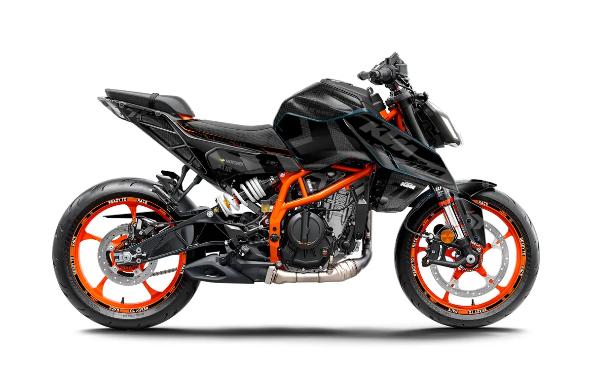 Ktm 125 Duke 2024-2025 Graphics - "Rasorblade" (Stealth) 1
