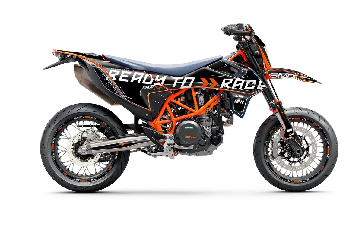 Ktm 690 Smc-R Graphics - “Ready2race-Trace“ (Black) 1