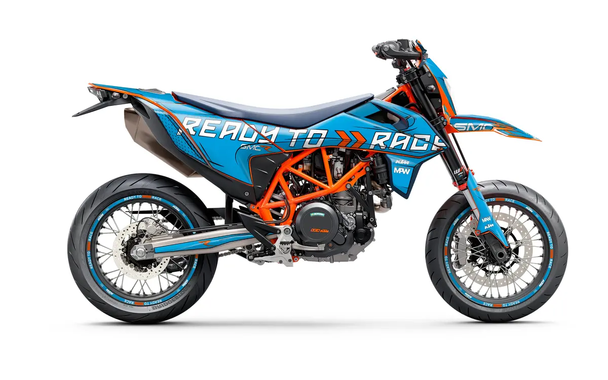 Ktm 690 Smc-R Graphics - “Ready2race-Trace“ (Blue) 1