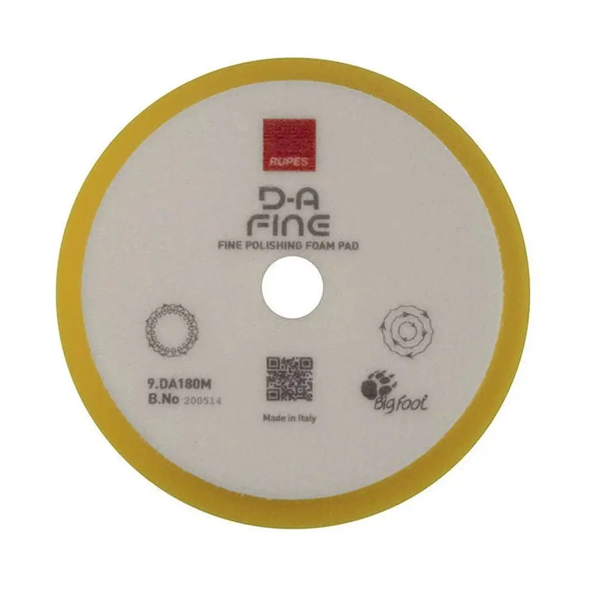 Rupes Bigfoot Da Fine Polishing Pad 180Mm - 9.Da180m (*) 1