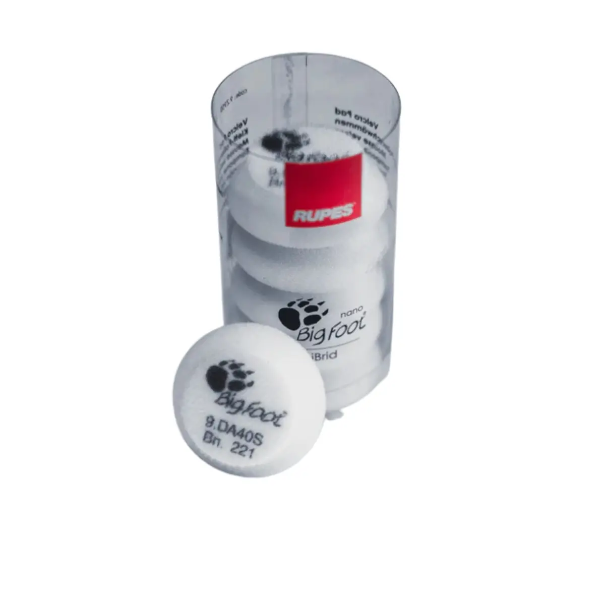 Rupes Bigfoot Foam Pad Ultrafine White 30/40Mm 6Pk - 9.Da40s (*) 1