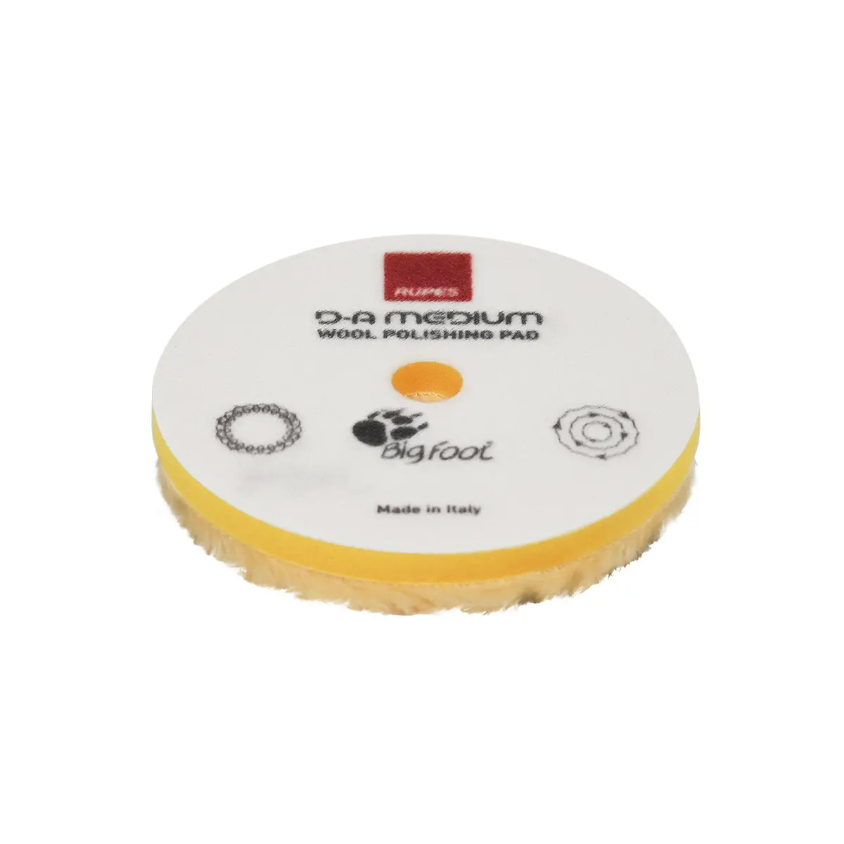 Rupes Bigfoot Medium Wool Polishing Pad 130Mm - 9.Nw130m (*) 1