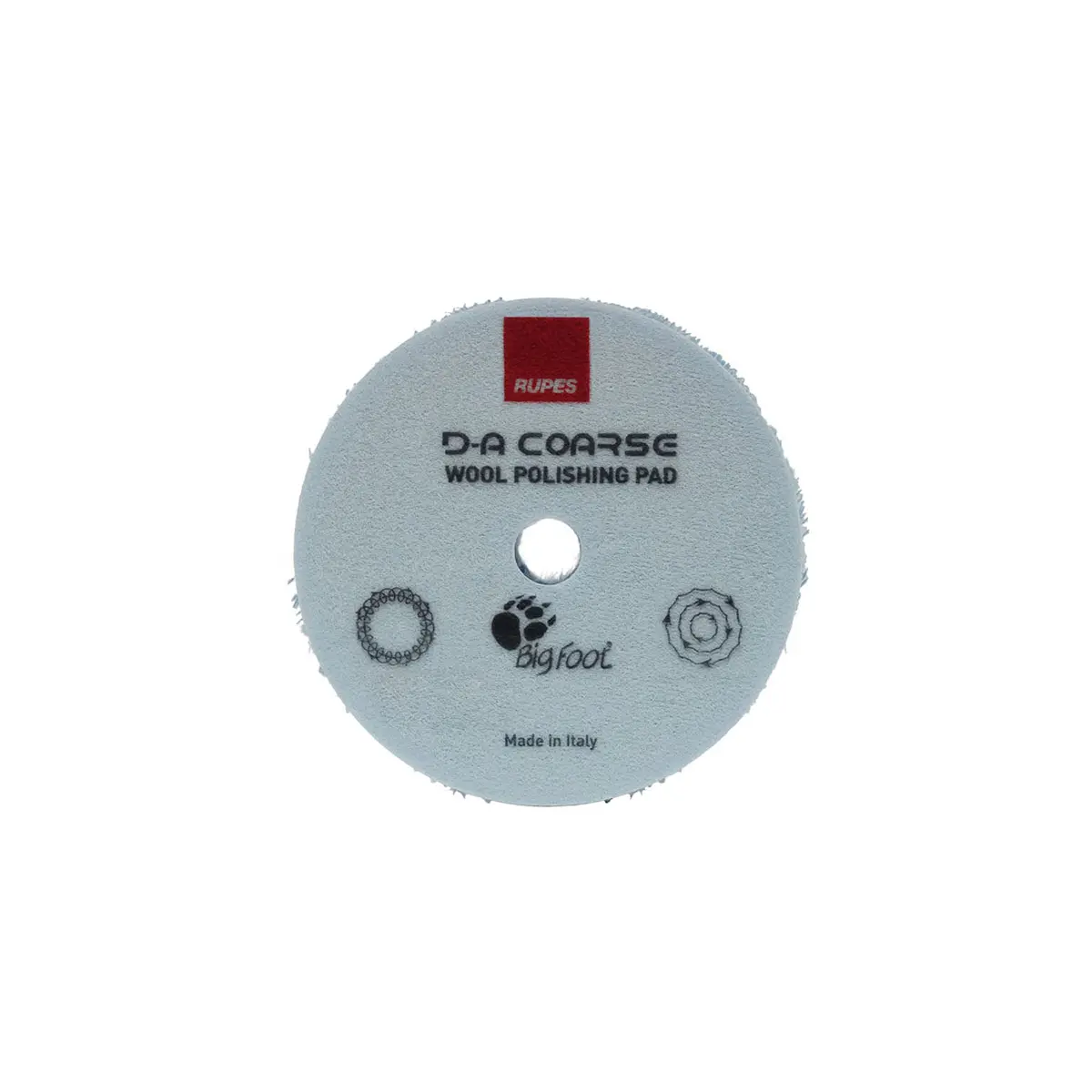 Rupes Bigfoot D-A Coarse Wool Polishing Pad 130Mm - 9.Nw130h (*) 2