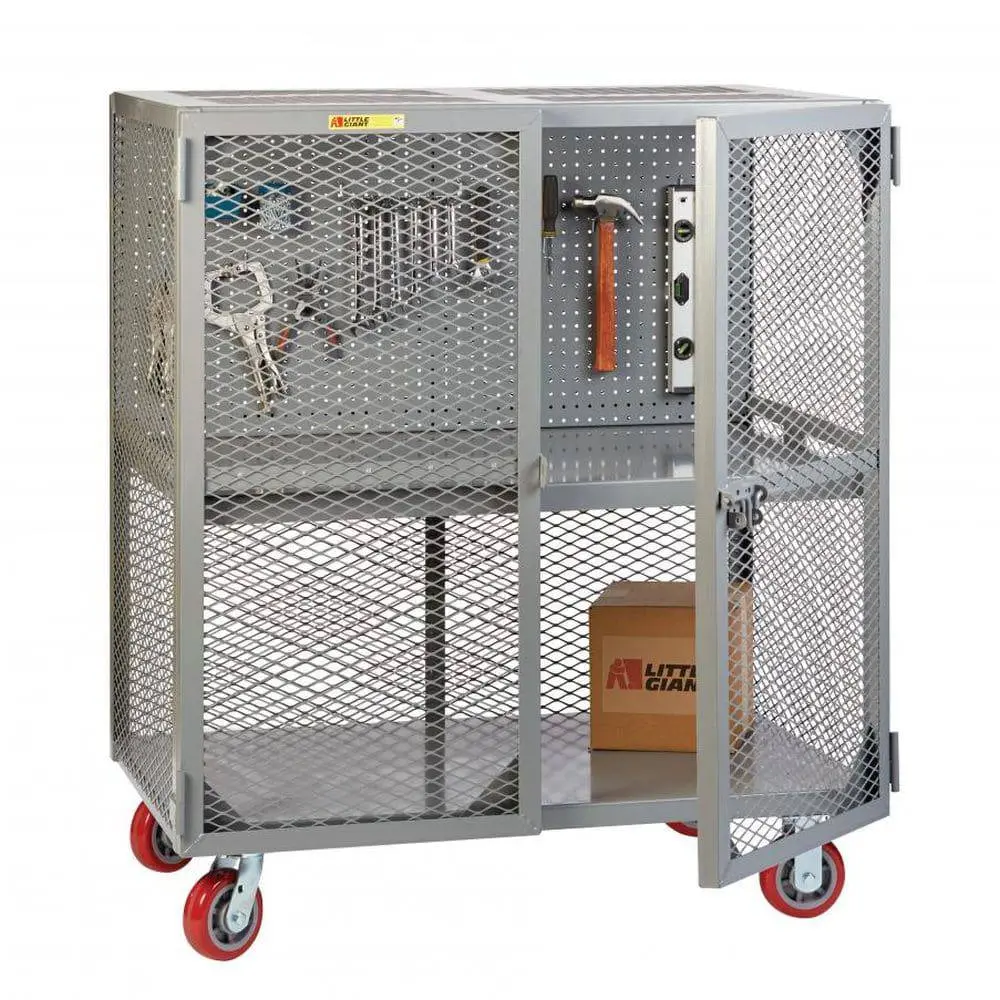 Tool Security Cart W/ Pegboard 1