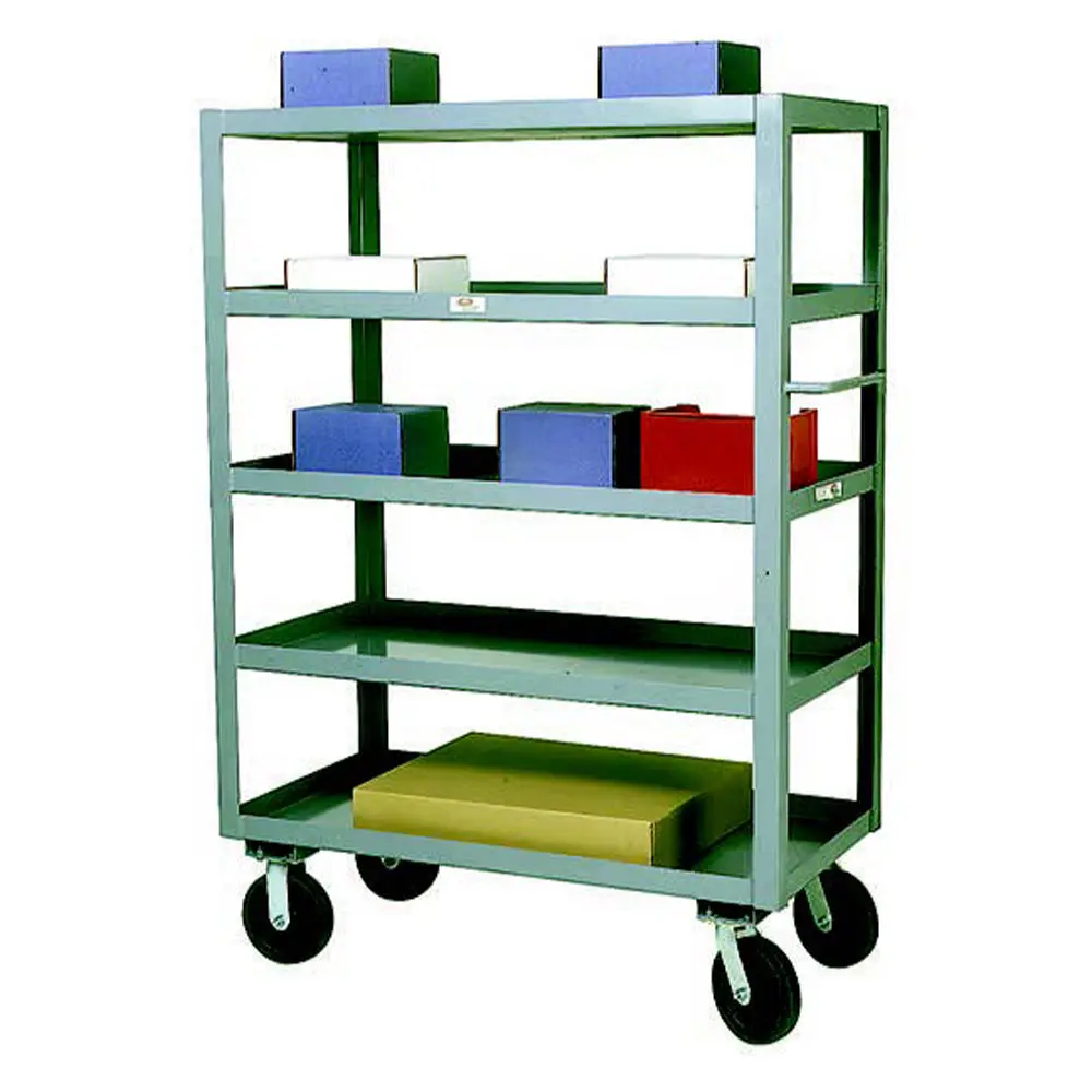 Heavy-Duty Five Shelf Service Cart - Up To 3000 Lbs, Fully Assembled 1
