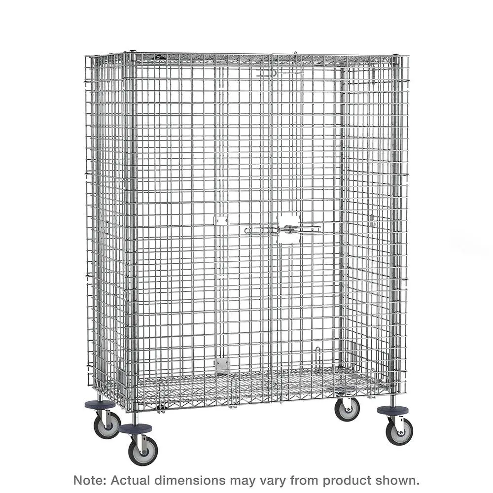 Metro Super Erecta Mobile Security Shelving Unit No Brakes 1