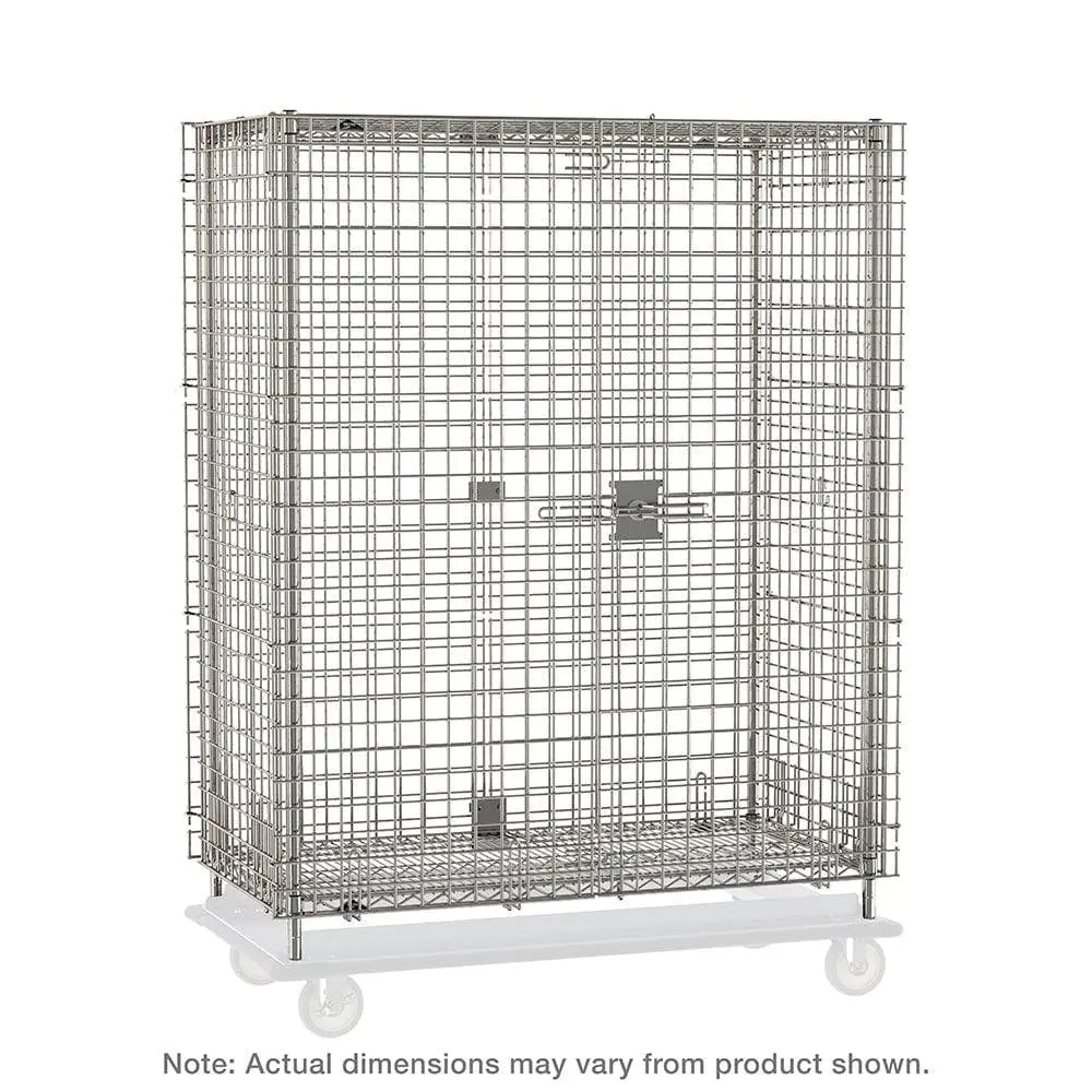 Heavy-Duty Dolly And Plate Caster Security Shelving Unit 1