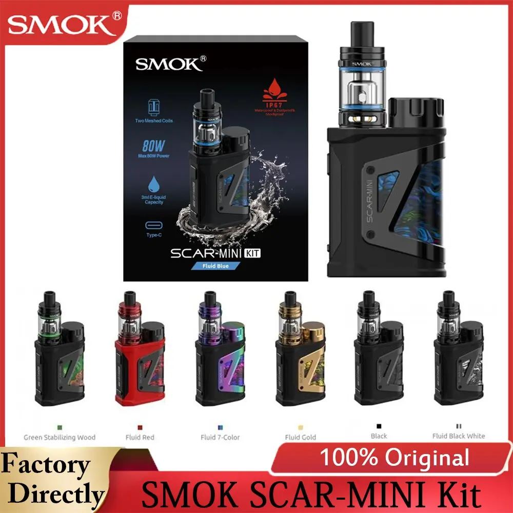 Cigarros Electronicos Vape Smok Scar Mini 80W Starter Kit 1