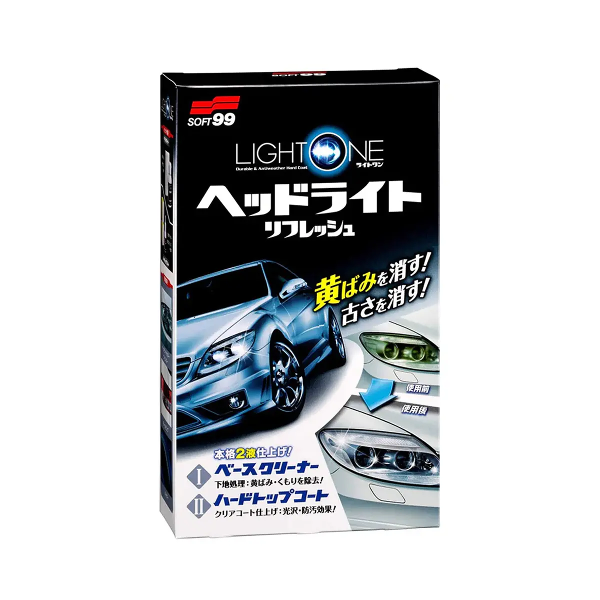 Soft99 Light One Headlight Restoration Kit 1