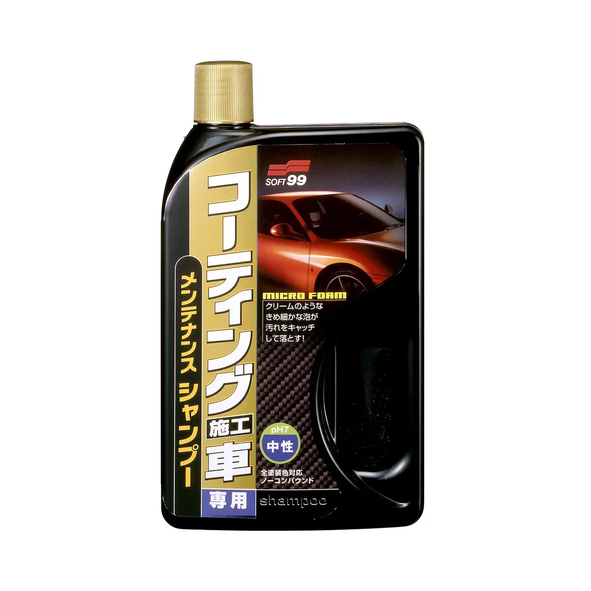 Soft99 Shampoo For Wax Coated Vehicle 1