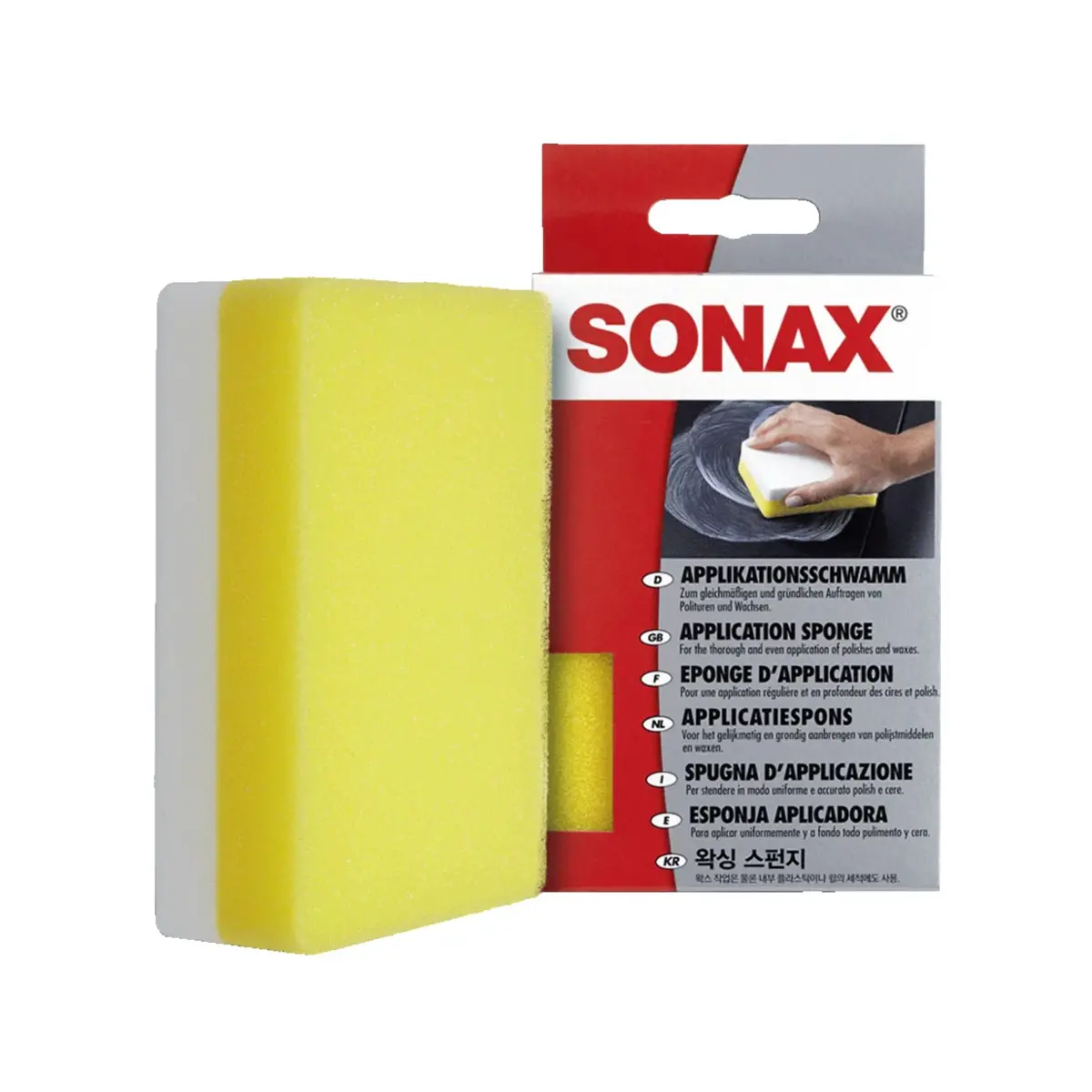 Sonax Application Sponge & Hand Polisher 1