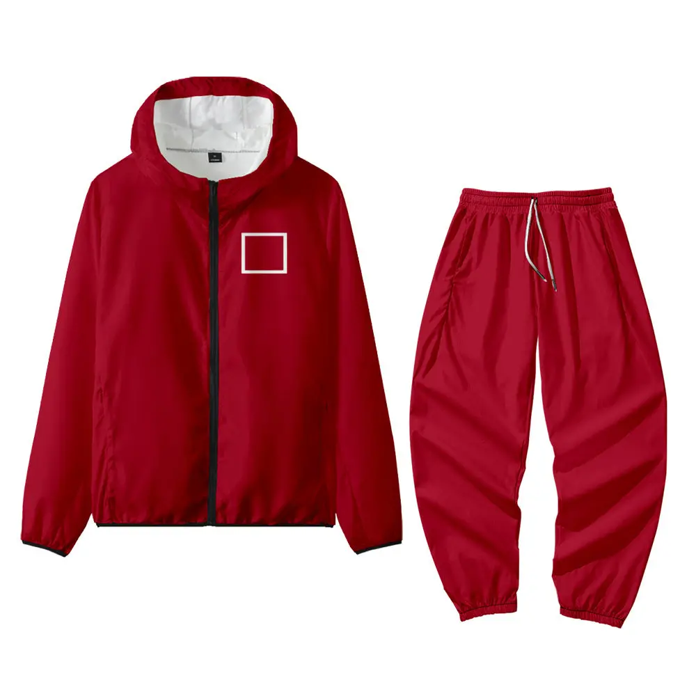 Conjunto Calças E Casaco Sport Squid Game - Vermelho 1