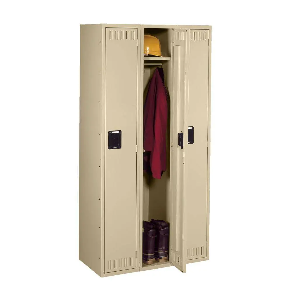 Single Tier 45"W X 15"D X 72"H Locker - Three Wide W/O Legs (Pre-Assembled) 1
