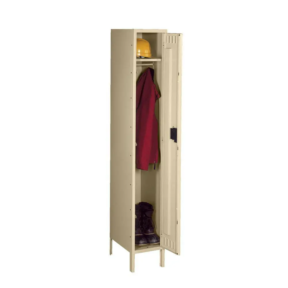 Single Tier 12"W X 18"D X 78"H Locker - One Wide W/ Legs (Unassembled 1