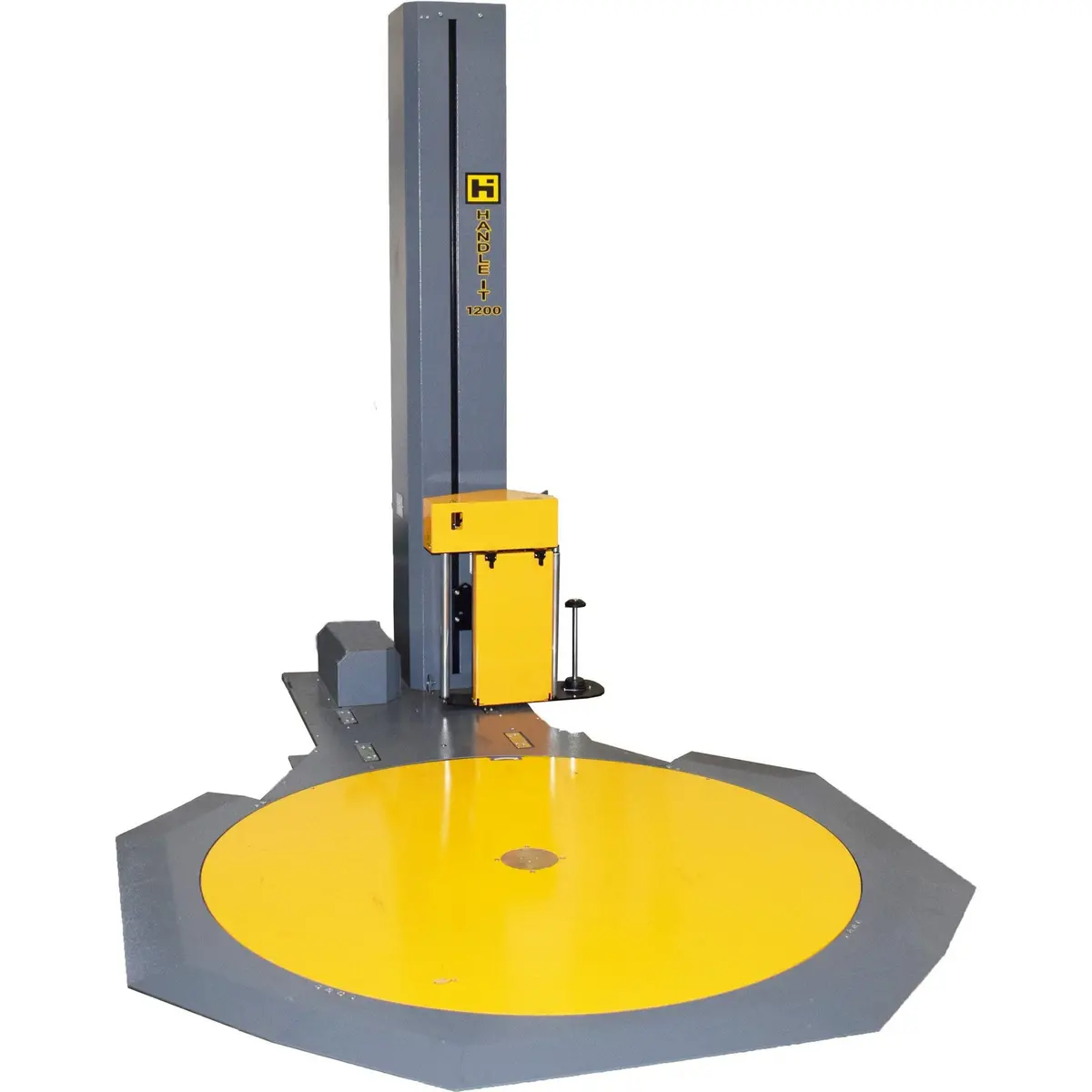 Model 1200Ul Semi-Automatic Ultra-Low Pallet Stretch Wrap Machine 1
