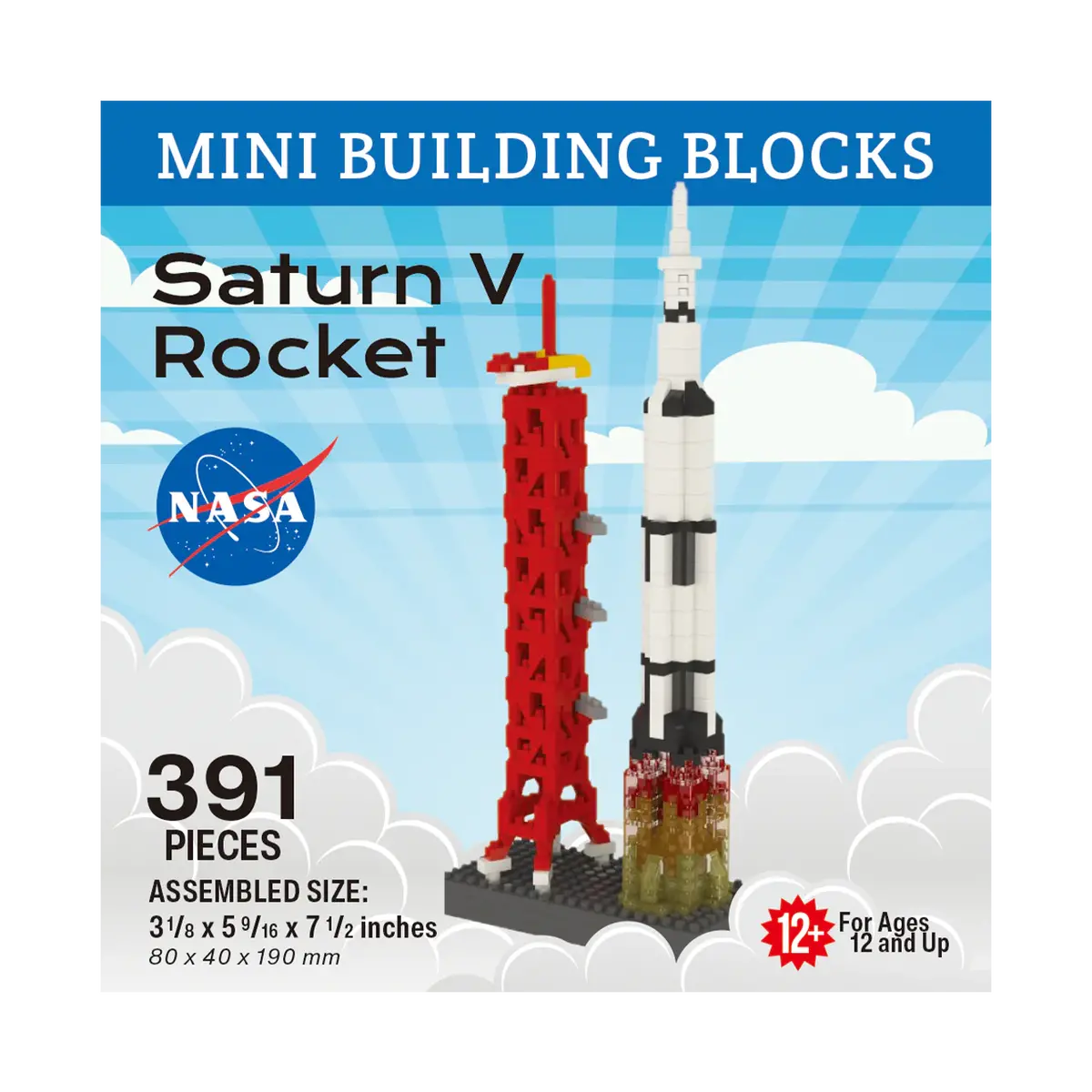 The Mini Block - Saturn V Rocket 1