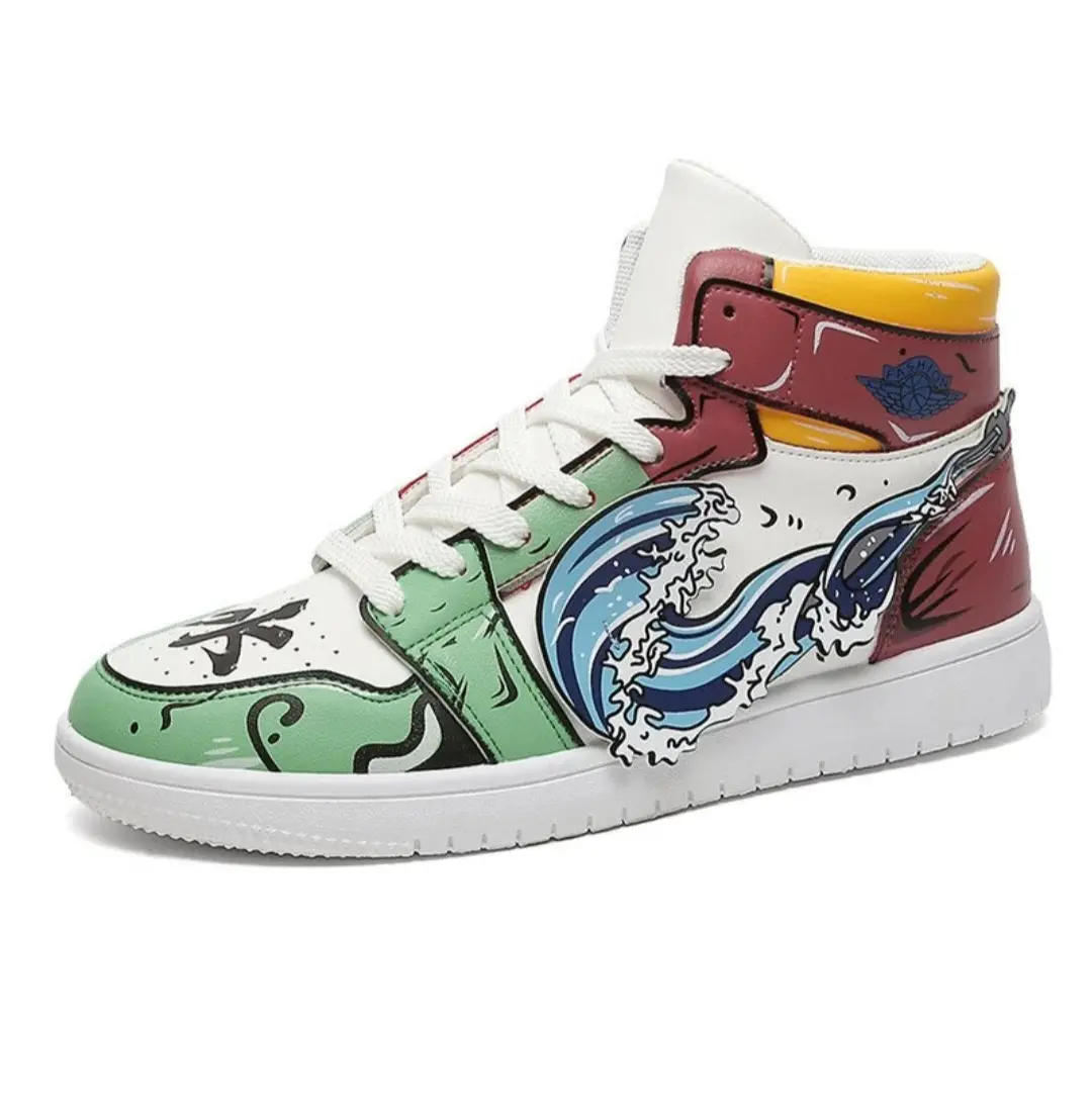 Demon Slayer Anime-Themed Sneakers – Cosplay Footwear
