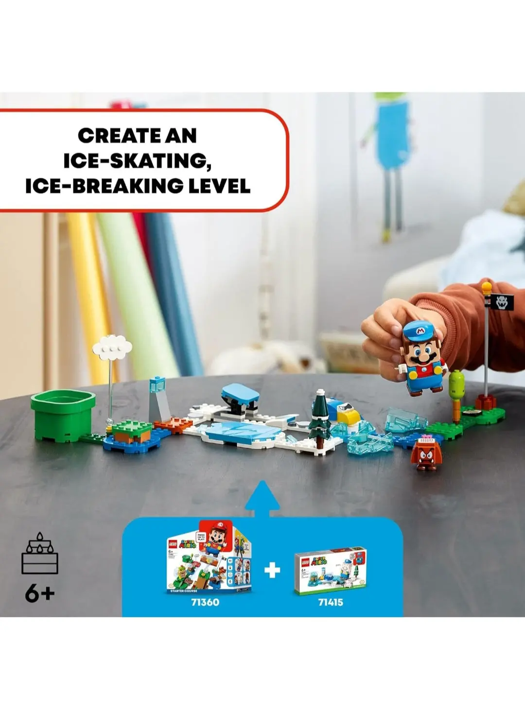 Lego Super Mario - Pacote De Expansão - Traje Mario De Gelo E Mundo Gelado 71415 2