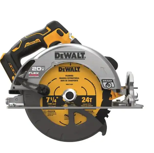 Dewalt 20-Volt Max Cordless Brushless 7-1/4 In. Circular Saw With Flexvolt Advantage (Tool Only) 1