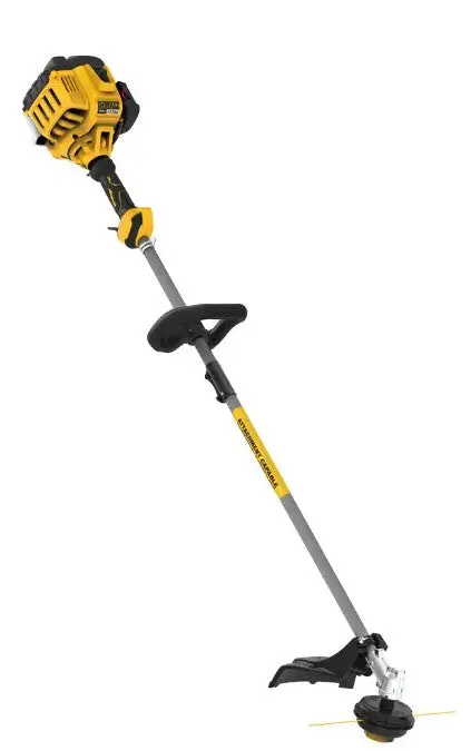 Dewalt 27Cc 2-Stroke Gas Straight Shaft String Trimmer With Attachment Capability 1