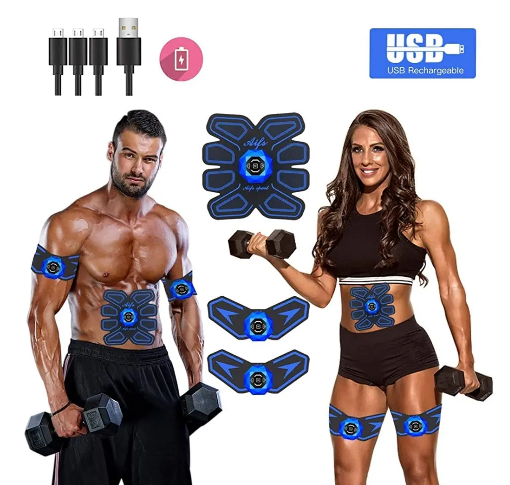 Estimulador Abdominal E Muscular Unisexo Novo 1