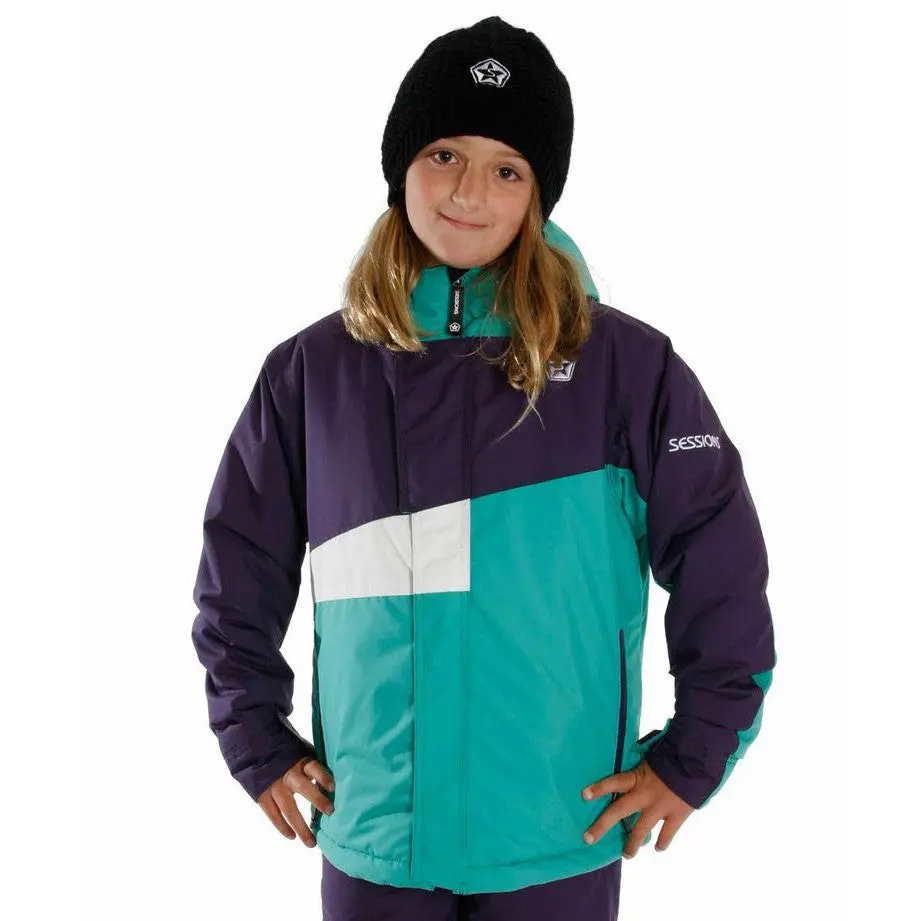 Sessions Edge Jacket – Youth - Teal 1