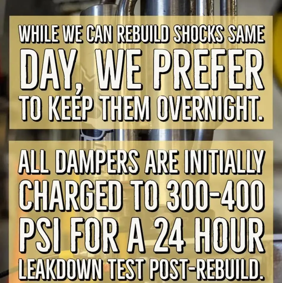 Shock Rebuilds And Revalves 5
