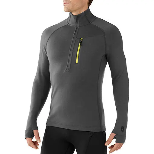 Smartwool Merinomax Half Zip - Graphite 1