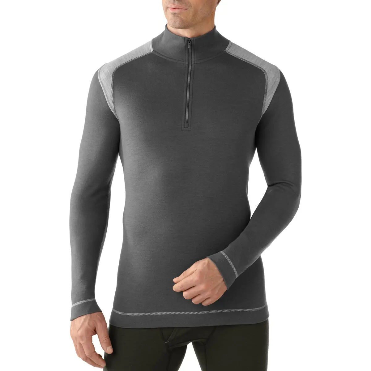 Smartwool Midweight Zip T - Graphite 1