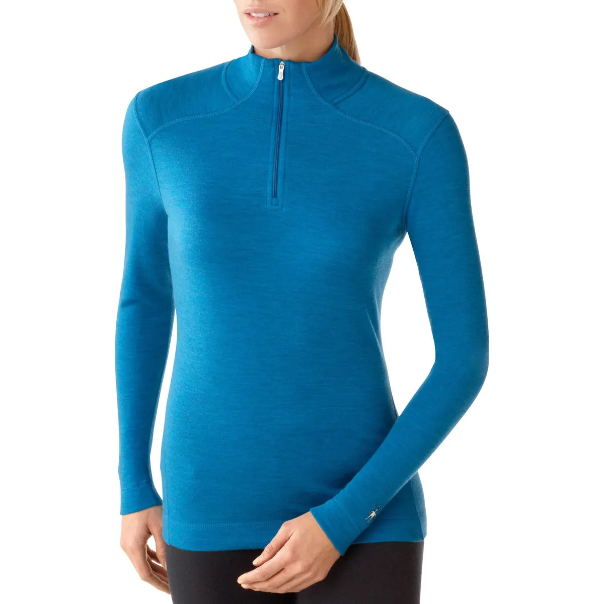 Smartwool Midweight Zip T – Women's - Arctic Blue 1