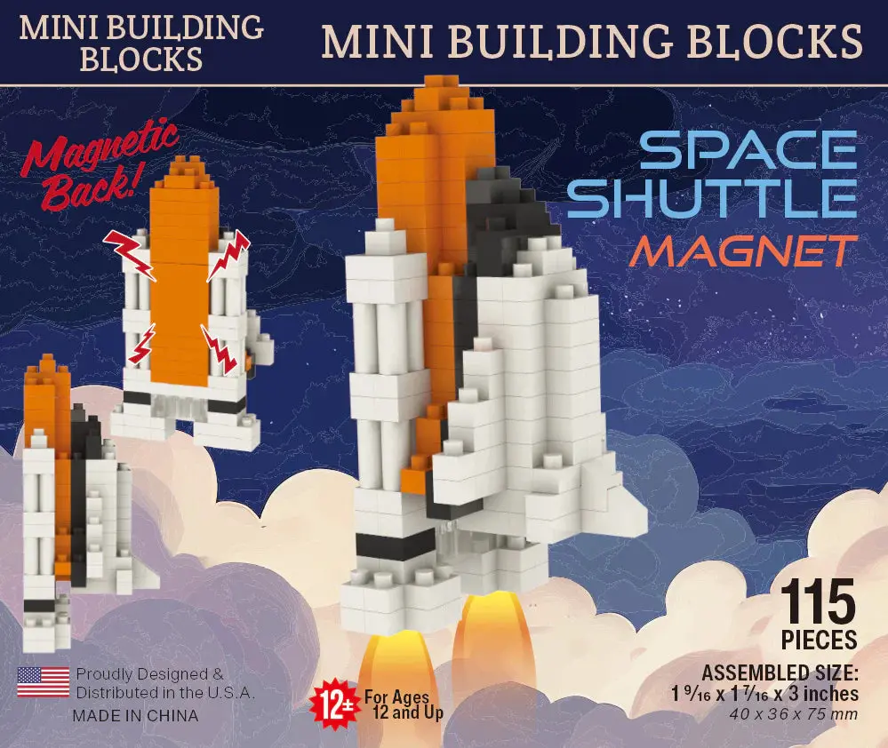 The Mini Block - Space Shuttle Magnet 1