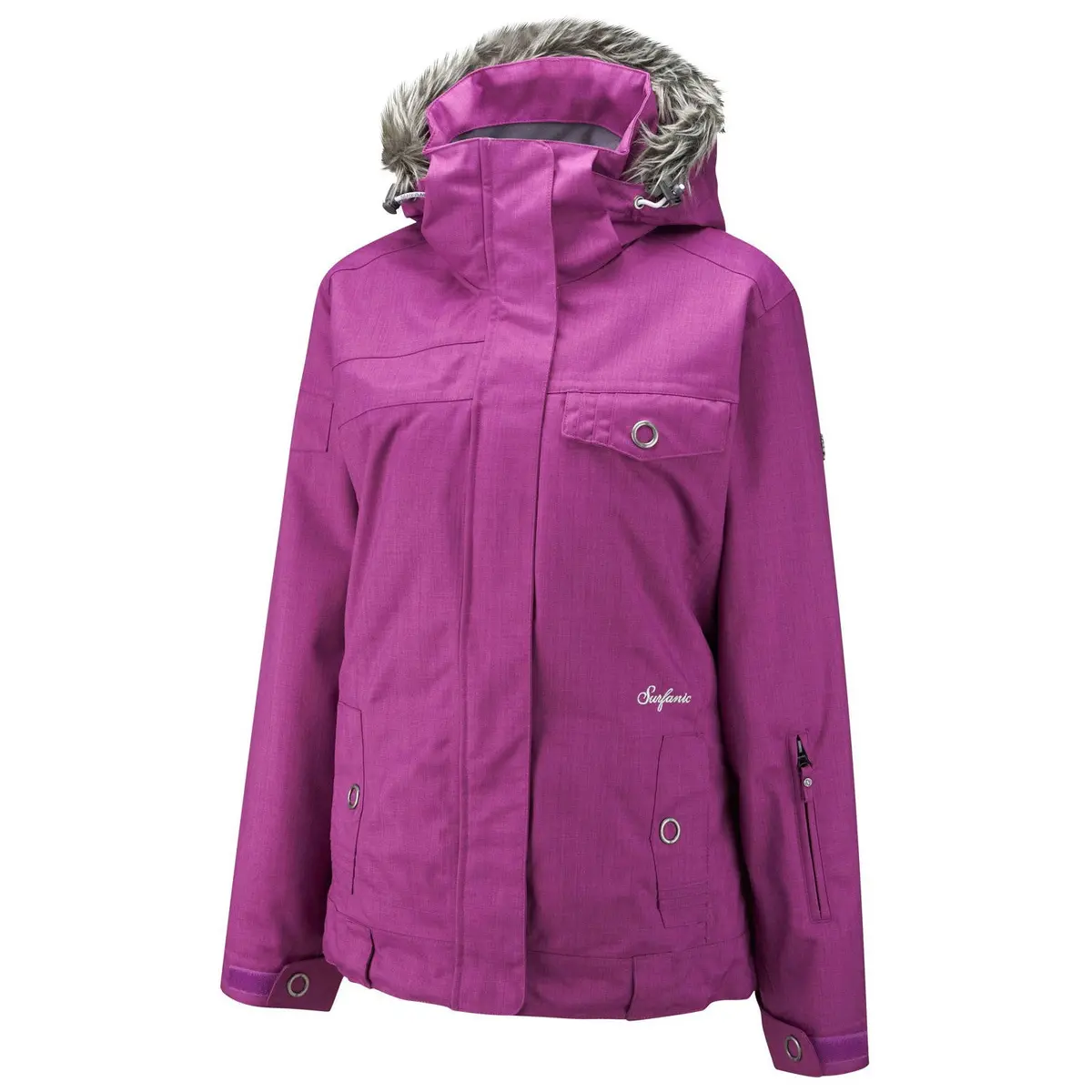 Surfanic Ribbon Jacket – Women's - Currant 1