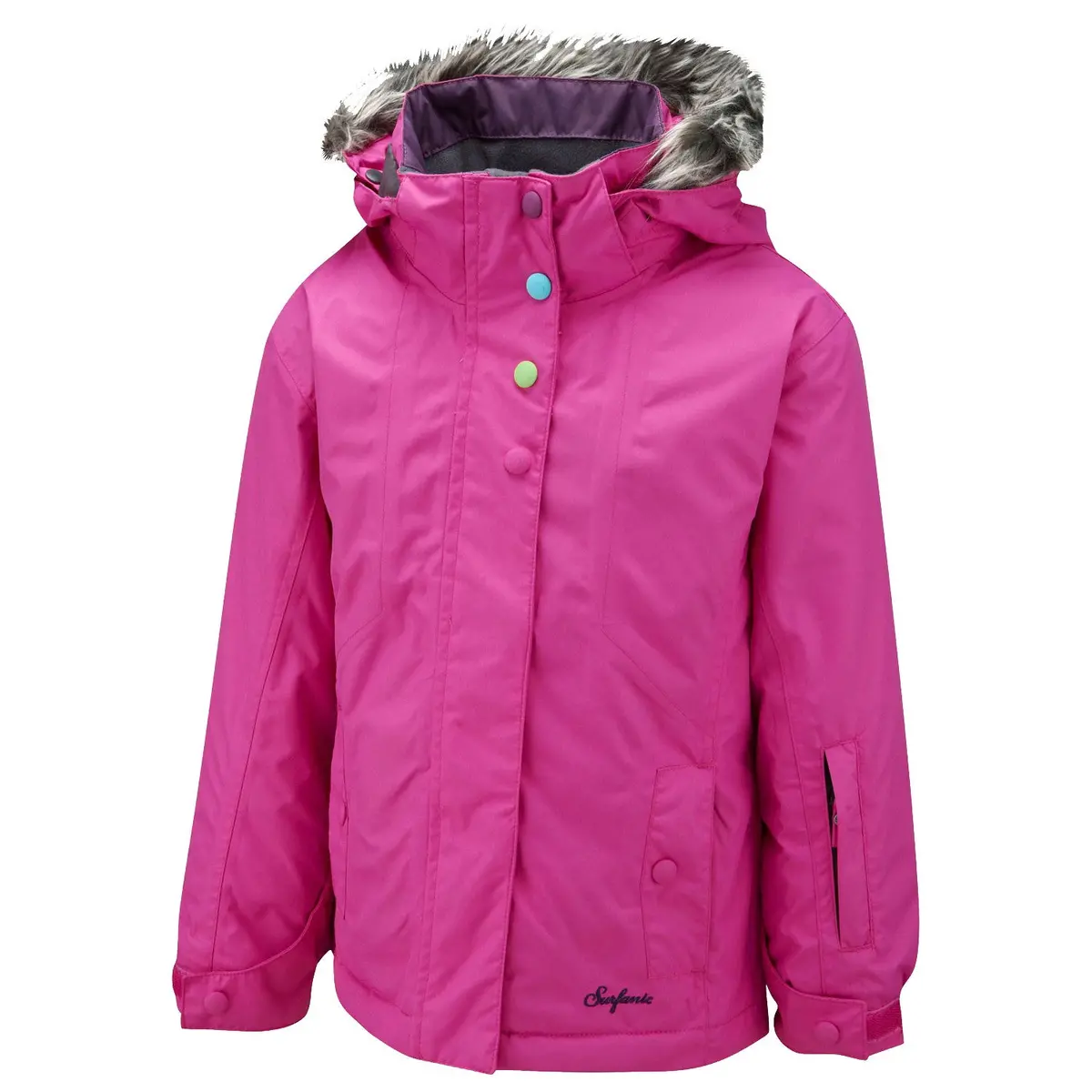 Surfanic Vela Jacket – Youth - Fuchsia 1