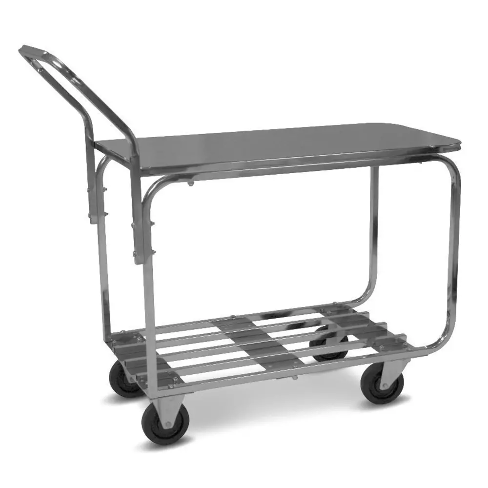 Solid Top-Shelf Stock Cart - 500 Lbs Capacity - Wanzl 1