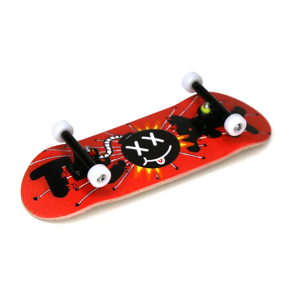 34Mm Prolific Gen2 Fingerboard Complete - "Kaboom" Graphic - Gen2 Prodigy Trucks + Pro Duro Bubble Bushings 2