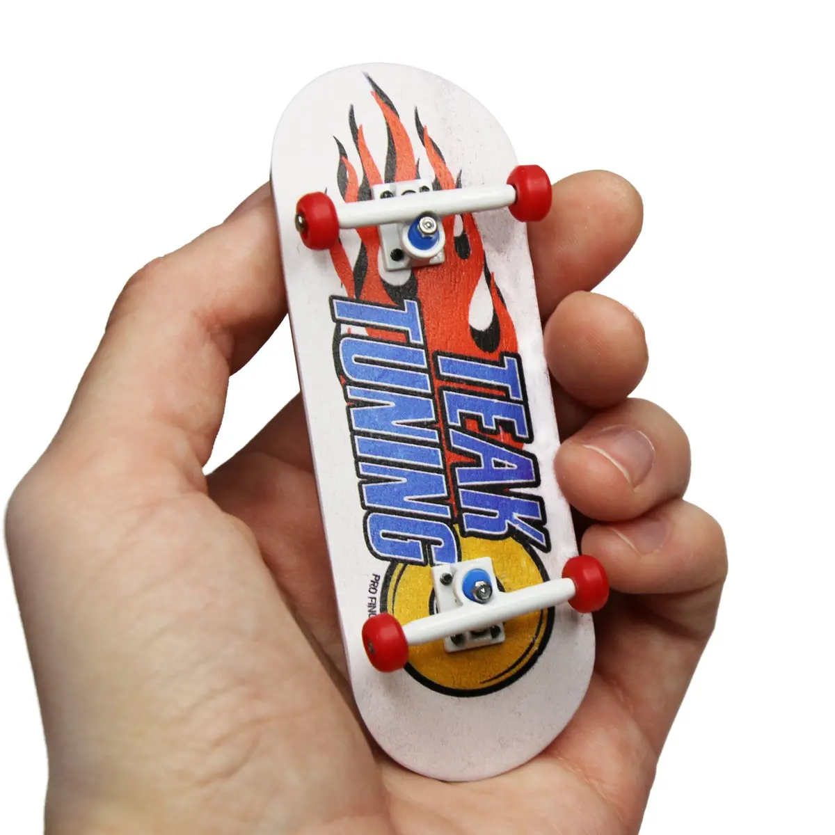 34Mm Prolific Gen2 Fingerboard Complete - "Apex Burn Out" Graphic - Gen2 Prodigy Trucks + Pro Duro Bubble Bushings 1