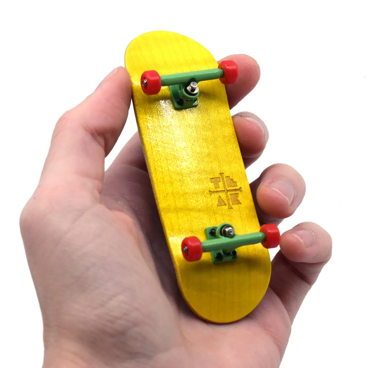 32Mm Prolific Gen2 Fingerboard Complete - "Rad Rasta" Colorway - Gen2 Prodigy Trucks + Pro Duro Bubble Bushings 1