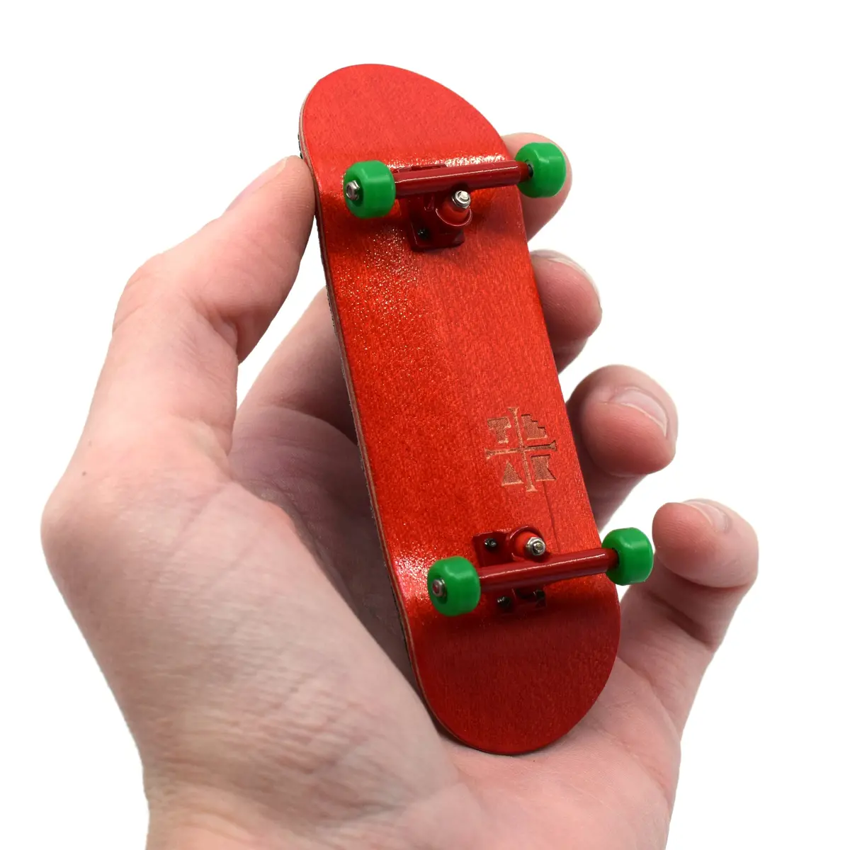 32Mm Prolific Gen2 Fingerboard Complete - "Watermelon" Colorway - Gen2 Prodigy Trucks + Pro Duro Bubble Bushings 1