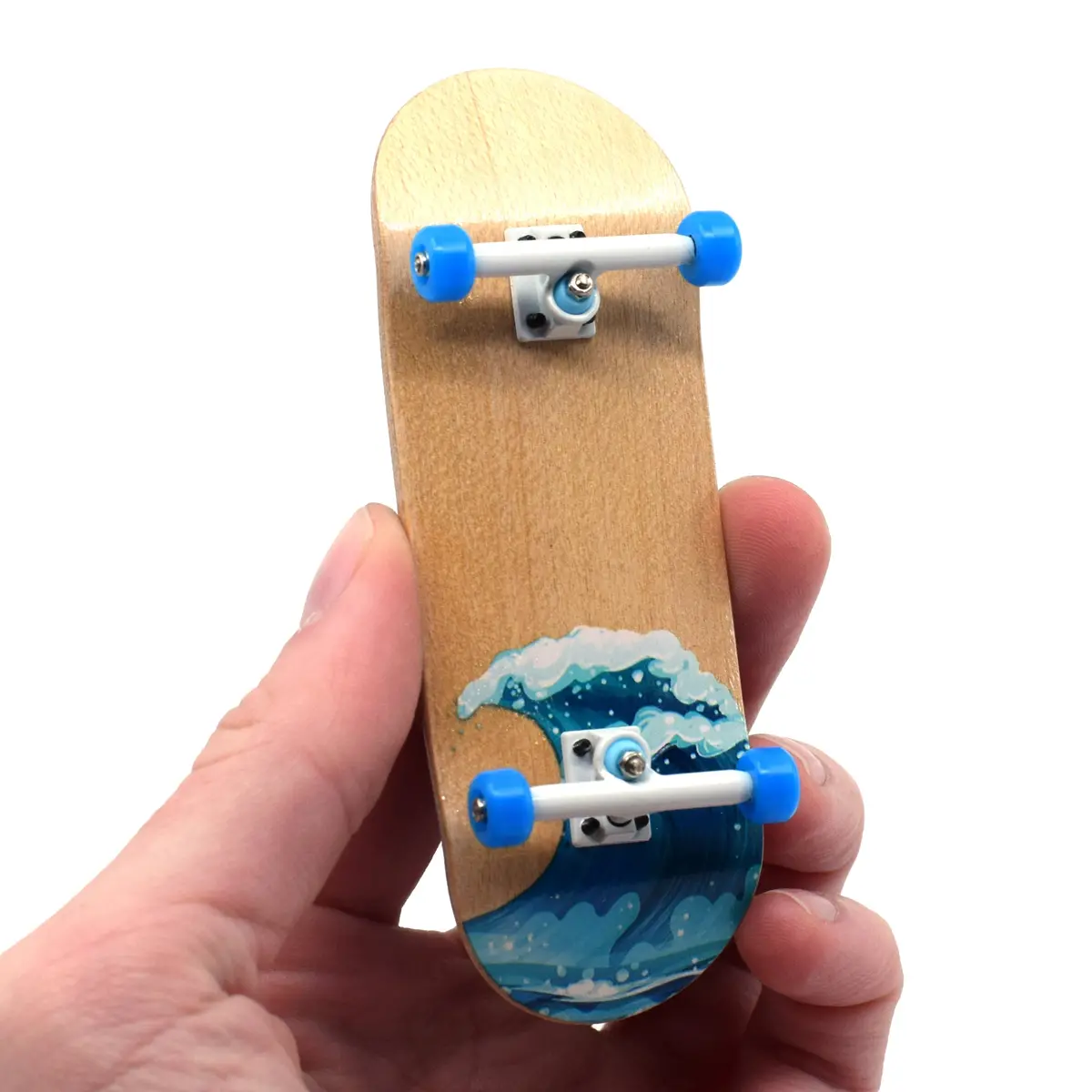 34Mm Prolific Gen2 Fingerboard Complete - "Waves" Graphic - Gen2 Prodigy Trucks + Pro Duro Bubble Bushings 1