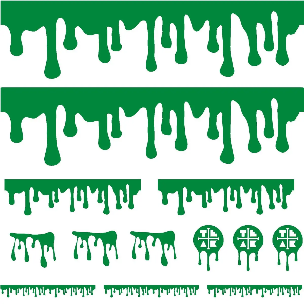 Diy Slime Drip Stickers From Ramps/Deck (Extra Large 11" Sticker Sheet) 6