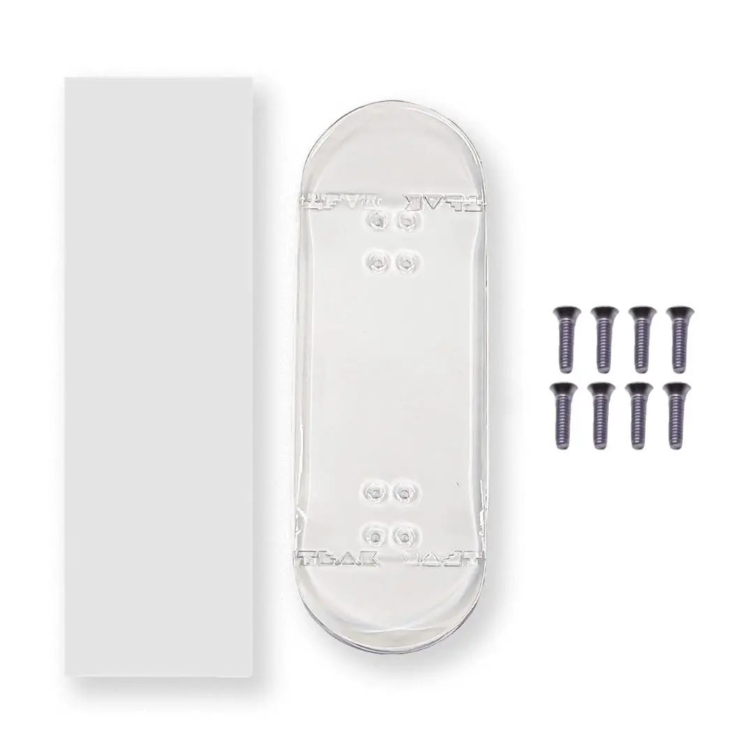 Polymer Composite Transparent Fingerboard Deck, "Sea Glass" - 35Mm Width 1