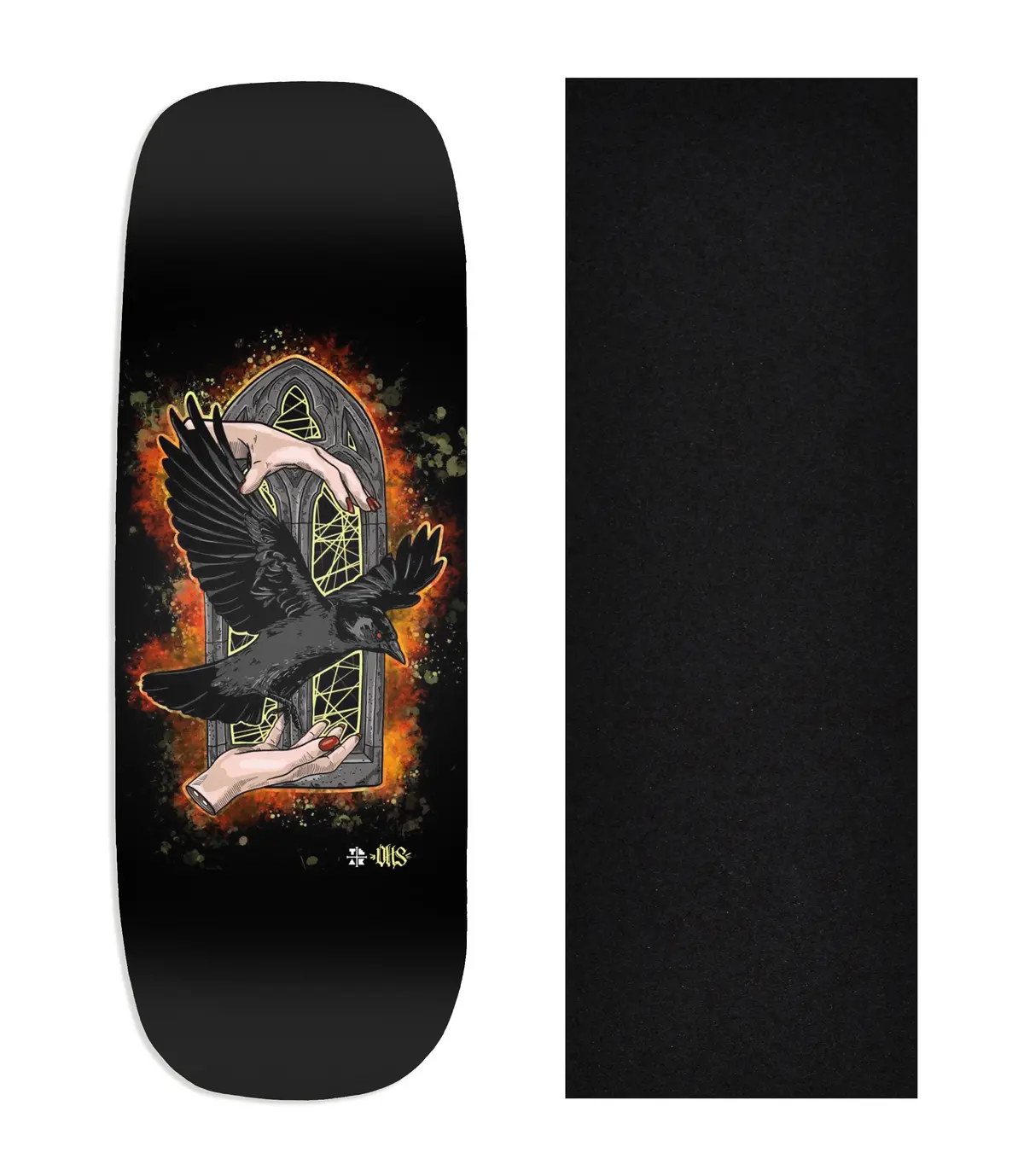 Heat Transfer Graphic Wooden Fingerboard Deck, @Onehandskate - Entry#147 6