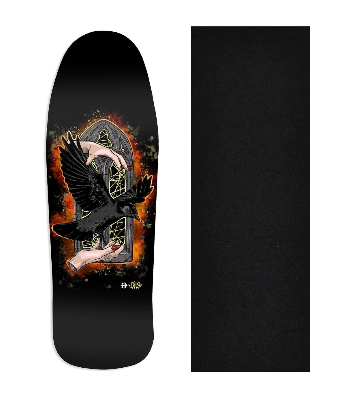 Heat Transfer Graphic Wooden Fingerboard Deck, @Onehandskate - Entry#147 3